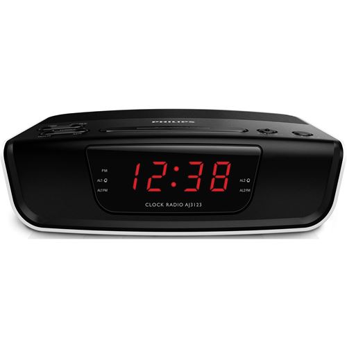 Philips NEW Dual Voltage Alarm Clock Radio for Worldwide Use 110/220v