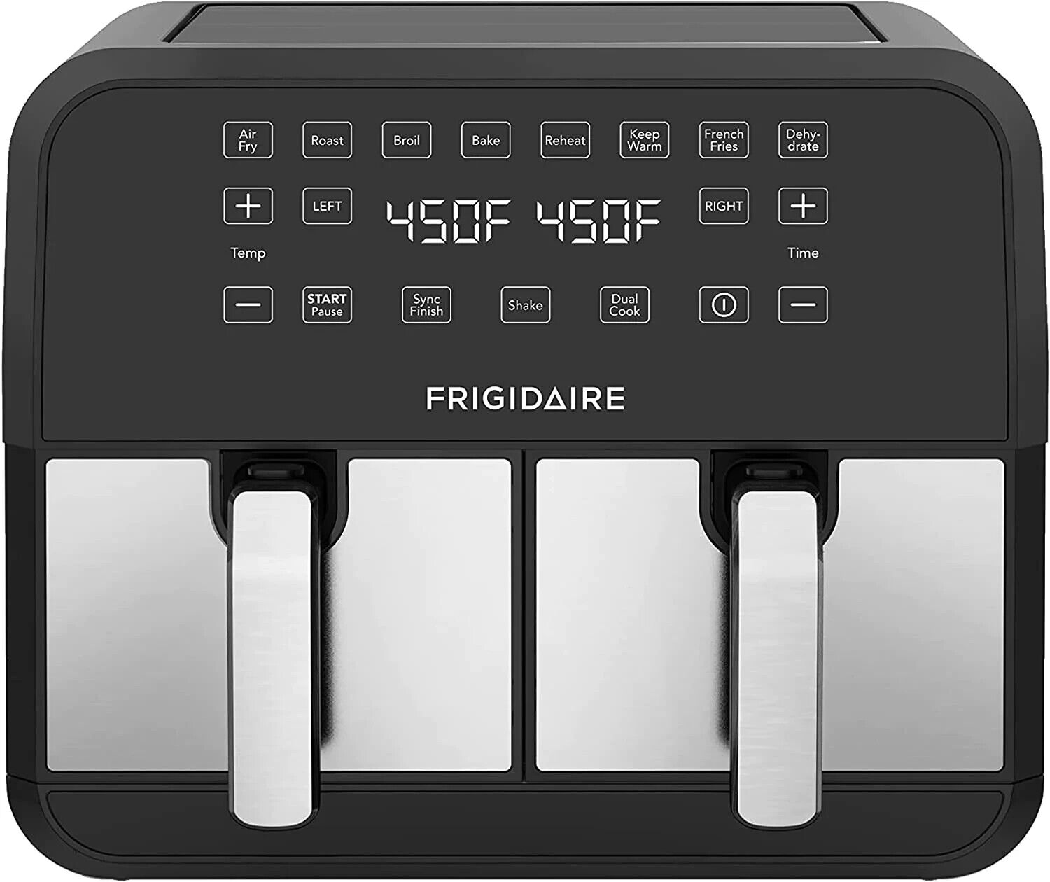 Frigidaire FD2480 220 Volt Air Fryer 8 Liter Dual Basket For Export 220V 240V Overseas Use