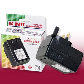 50 Watts 220 to 110 Volt Voltage Converter for UK - SS215