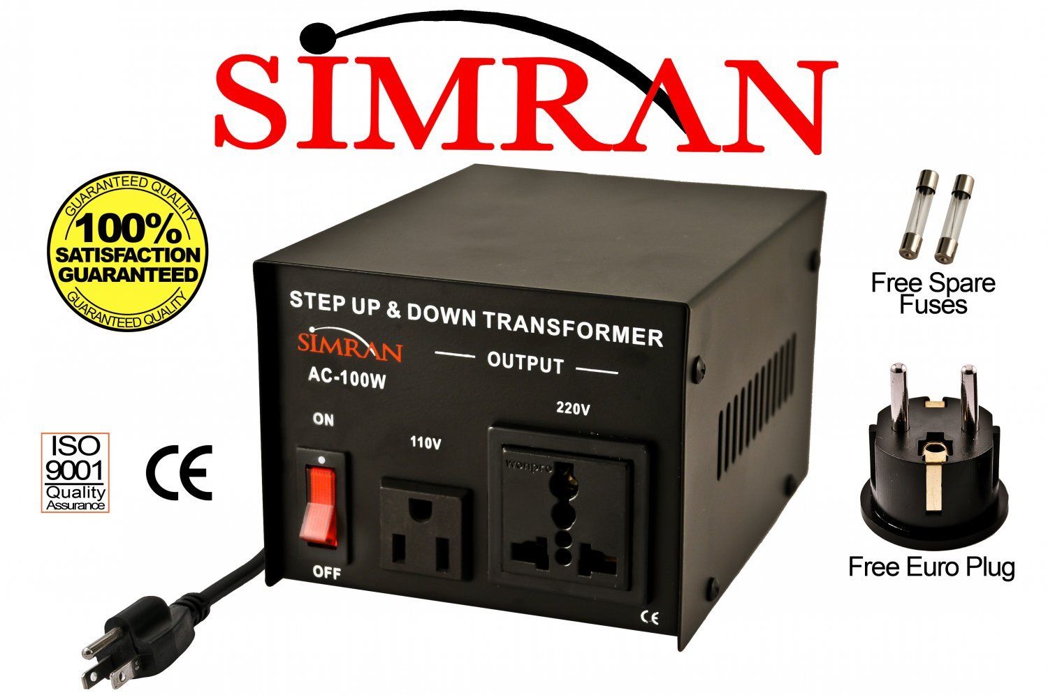 Step Up Down Simran 5000 Watt Voltage Converter Transformer 110 220 Volt 5000W 