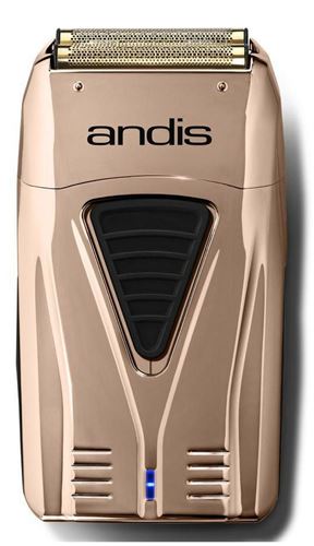  Andis 17220 Profoil Lithium Titanium Foil Shaver Cordless Copper/Rose Gold 110-220 Volt