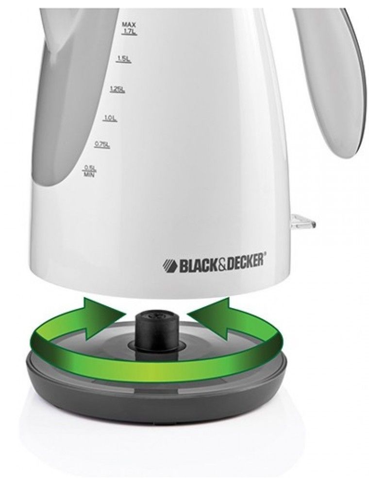 Black And Decker JC450 220 Volt Stainless Steel Electric Cordless Kettle  For Export Overseas Use