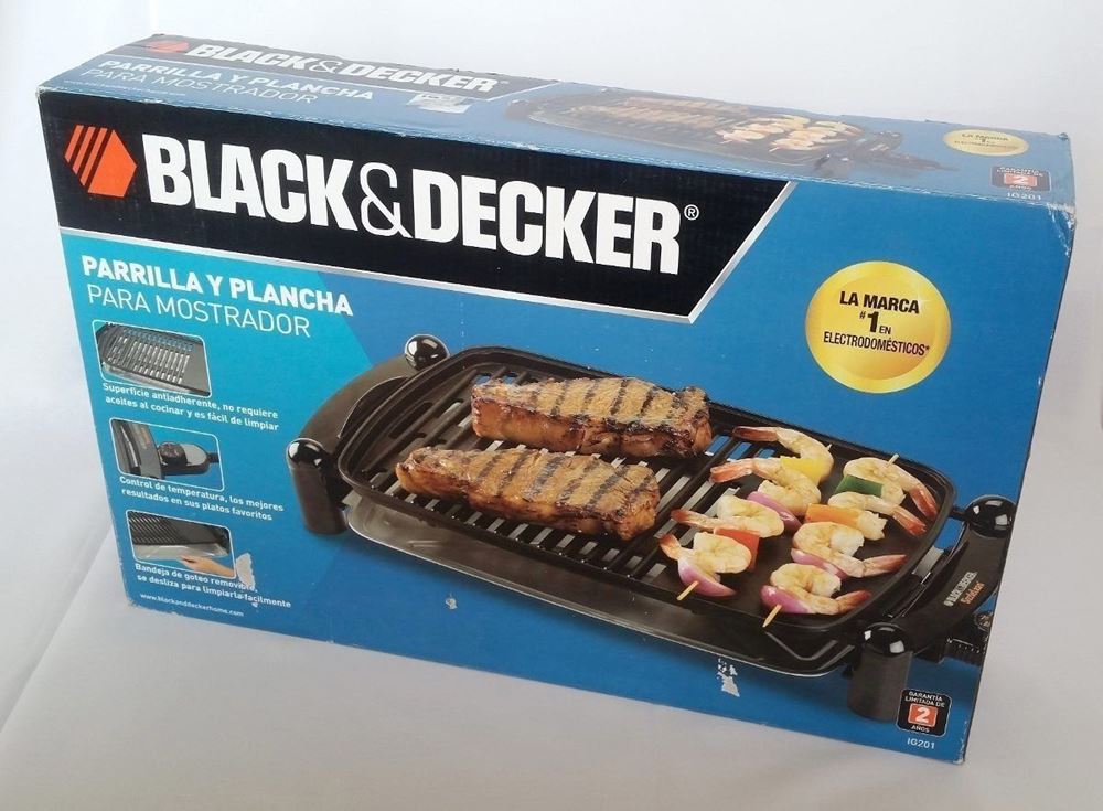 Black & Decker 2200-Watt Open Flat Grill Machine, 220V (Not for  USA-European Cord)