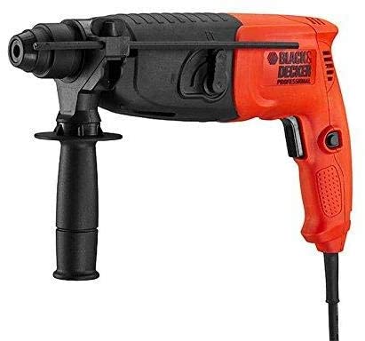 Black And Decker BDHR202K 220-240 Volts 620W 20mm 2kg SDS+ Rotary Hammer Drill in Kitbox for Concrete, Metal & Wood Drilling