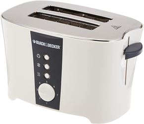 Black And Decker ET122 220 Volt 2-Slice Toaster For Export, Cool Touch, 800 Watt  