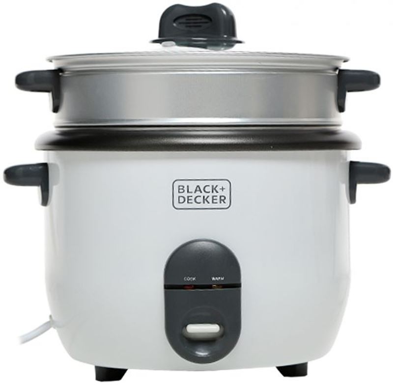 Black & Decker RC4500 220 Volts Rice Cooker, 4.5 Liter, White