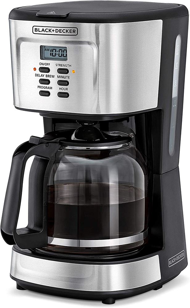 12-Cup* Programmable Coffeemaker With Vortex Technology, Black - CM1110B