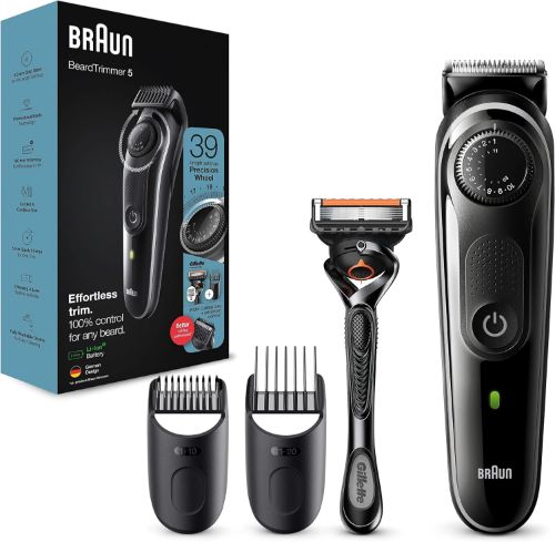 Braun BT5342 220 Volt EU Plug Cordless Beard Trimmer With 39 Length Settings