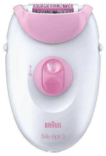 Braun Silk-Epil 3 Legs & Body Epilator Shaver W/ Massaging Rollers Dual Voltage