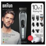 Braun MGK7321 220 Volt EU Plug 10-in-1 Face & Head, Beard Trimmer Hair Clipper Styling Kit with Gillette Razor Braun MGK7321, Braun hair trimmer kit, Braun MGK7321 trimmer, MGK5360 styling kit, braun 220 volt trimmer, 220v trimmer, 220V CLIPPER