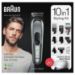 Braun MGK7321 220 Volt EU Plug 10-in-1 Face & Head, Beard Trimmer Hair Clipper Styling Kit with Gillette Razor - MGK7321