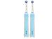 Braun D16.523 Oral-B 220V Electric Toothbrush w/2 Heads & 2 Toothbrushes