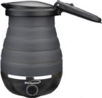 Brentwood Black KT-1508BK 0.8 Ltr, Dual-Voltage Collapsible-Travel Kettle 110-220-Volt