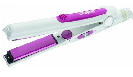 Conair NEW 1" Dual Voltage Ceramic Hair Straightener 110v 220v USE WORLDWIDE
