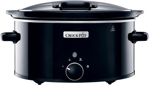 CrockPot CSC031 Black 5.6L Hinge Lid Slow Cooker (220 Volt)