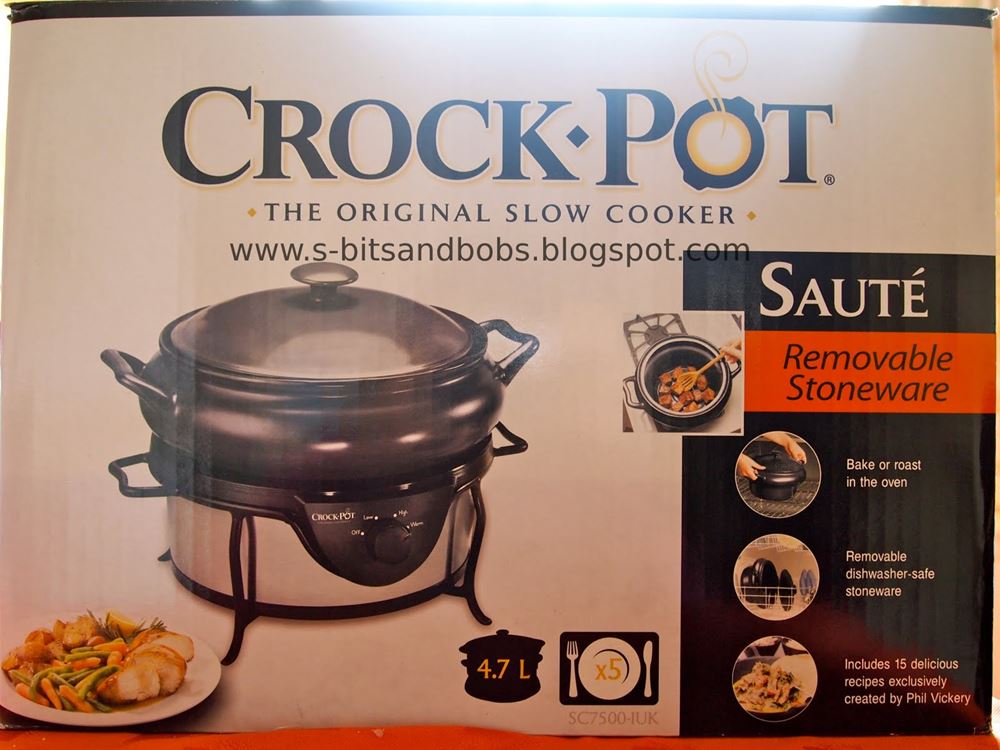 Crockpot Cooker 4.7L Slow Volt 220 SC7500 Original