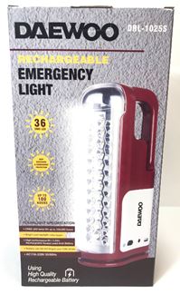 Norstar DRL-1025S 36 LED Dual Voltage 110-220V Rechargeable Flash Light Lantern 