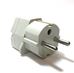 Seven Star GS-18 Germany France Universal Plug Adapter White Type E/F - GS-18