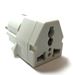Seven Star GS-18 Germany France Universal Plug Adapter White Type E/F - GS-18