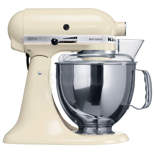 KitchenAid Silver 220 Volt 4.8L Artisan Stand Mixer 220V 300 Watt 10-Speed 5Qt