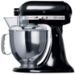 KitchenAid Silver 220 Volt 4.8L Artisan Stand Mixer 220V 300 Watt 10-Speed 5Qt