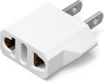 Type A European to American Plug Adapter EU To US MF7 White