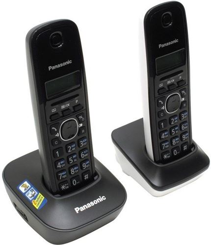 Panasonic Volt KX-TG1612FXH Cordless Phone 2-Handset 220V-240V Export