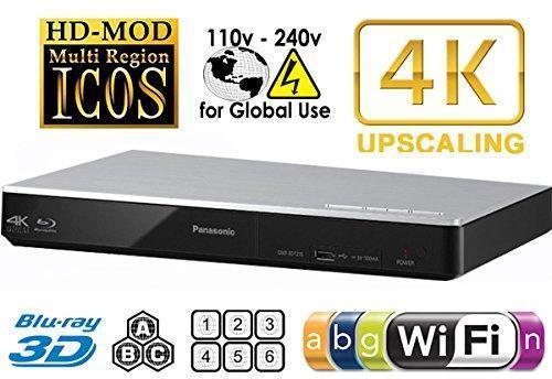 Panasonic DMP-BDT270 4K Upscaling All Zone Region Free 3D Blu Ray DVD Player 