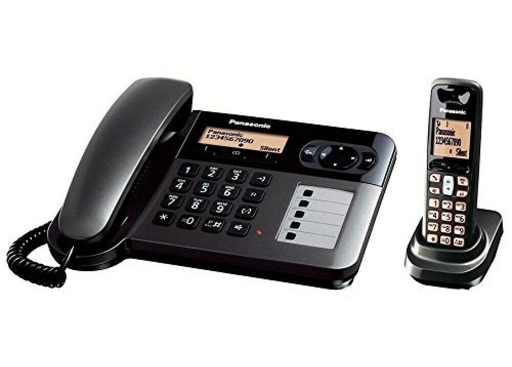 Стационарный телефон купить в спб. Радиотелефон Panasonic KX-tg6461. Радиотелефон Panasonic 2 трубки. Panasonic радиотелефон с автоответчиком. Телефон DECT Panasonic KX-TG 6451 ruт.