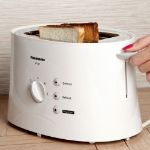 Panasonic 220 Volt 2-Slice Toaster 220v Voltage Power Cord Europe Asia Africa