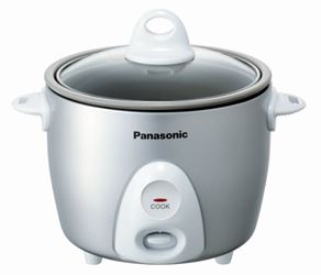 Panasonic SR-G06 Silver 220v 3.3 Cup Rice Cooker Keep-Warm Function 220 Volt 
