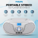 Philips CD Player Boombox, FM Radio, Dynamic Bass Boost with Bluetooth, USB Playback & AUX Input 110-220 Volt - TAZ3300B