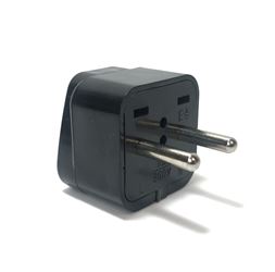Type C Universal To European Style Plug Adapter SS411 Black