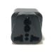 Seven Star SS-417 Universal to American Grounded Plug Adapter, Type B, Black - SS-417B