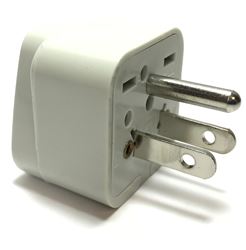 SS-417 Universal to American Grounded Plug Adapter USA plug adapter,US adapter plug,adaptor,SS-417,plug socket,universal plug,adapters,US,USA,America,europe,asia,africa,india,uk,universal adapters,220 plug,220v adapter,220 volt adapter,220 adaptor