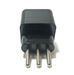 Seven Star SS418 Type L Universal Plug Adapter For Italy Black - SS418-B