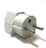 Seven Star GS18 Universal To Type F Plug Adapter for Germany, White Color