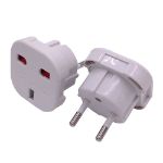 UK To EU Europe European Travel Adapter Plug