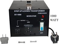 Seven Star ST-1000 Step Up And Down Transformer 1000 Watt 