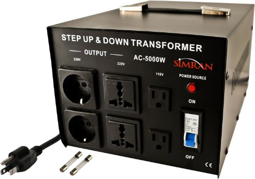 Simran AC-5000 Watt Step Up Down Voltage Converter 5000W