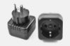 Simran PG13 European Grounded Schuko to USA Plug Adapter, Type E To Type B
