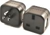 Simran PG18 USA US Grounded Plug Adapter UK British Plug into 3-Pin American Plug - Type G to Type B
