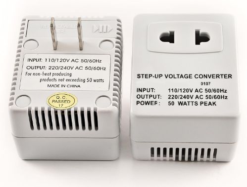 Simran SM-250F 50 Watt Step Up Travel Voltage Converter For USA