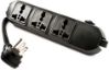 Simran SM-60 Universal 3-Outlet Surge Protector Power Strip 110 220 Volt For Worldwide Travel