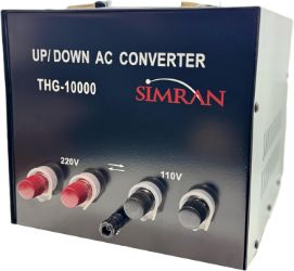 Simran THG-10000 10000 W Watts Step Up-Step Down Transformer 15000W Heavy-Duty Voltage Converter