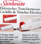Sunbeam 220 Volt Electric Carving Knife Model 06581 220V-240V For Export (WILL NOT WORK IN USA & CANADA)