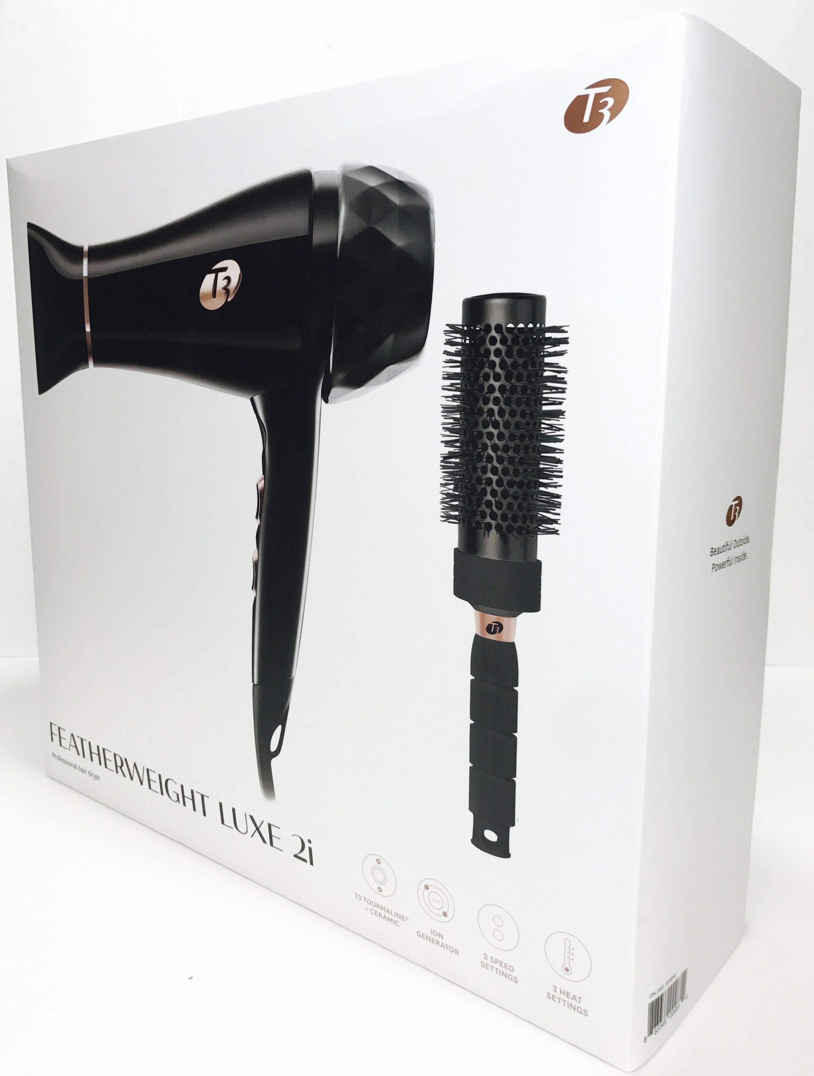  T3 Black Gold Color Featherweight Luxe 2i Professional Hair