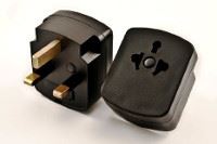 Plug Adapter 12PK - UK Ireland UAE 3 Pin Plug Adapter Type D - Change plug shape