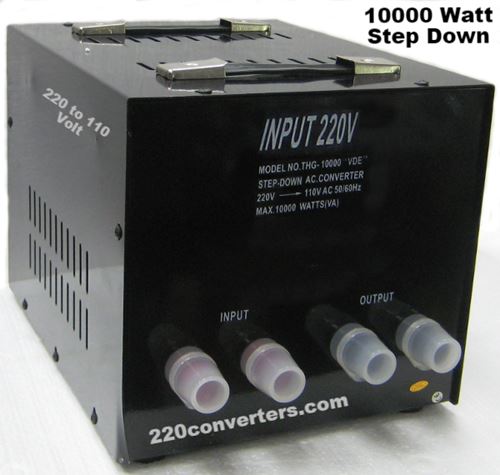 Simran THG-10000 Watt Step Down Transformer 220 To 110 Volt Converter 220V 110V 10000W 