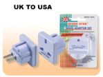 SS422 British UK To US Adapter Plug